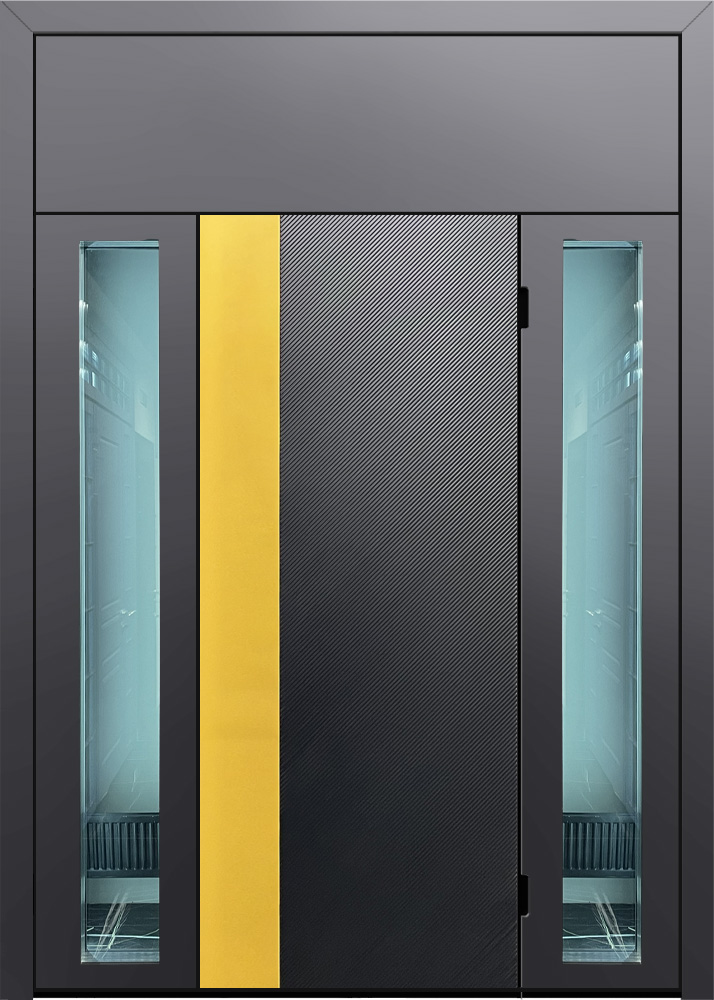 Эмаль с фрезеровкой Ral 9005 Combo 06 ДСФББ